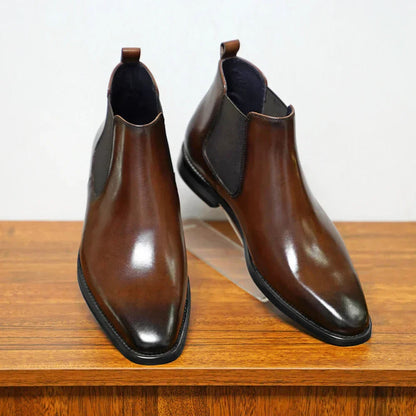 Pio | Italian Leather Chelsea Boots
