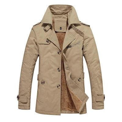 Karel - Elegant padded trench coat